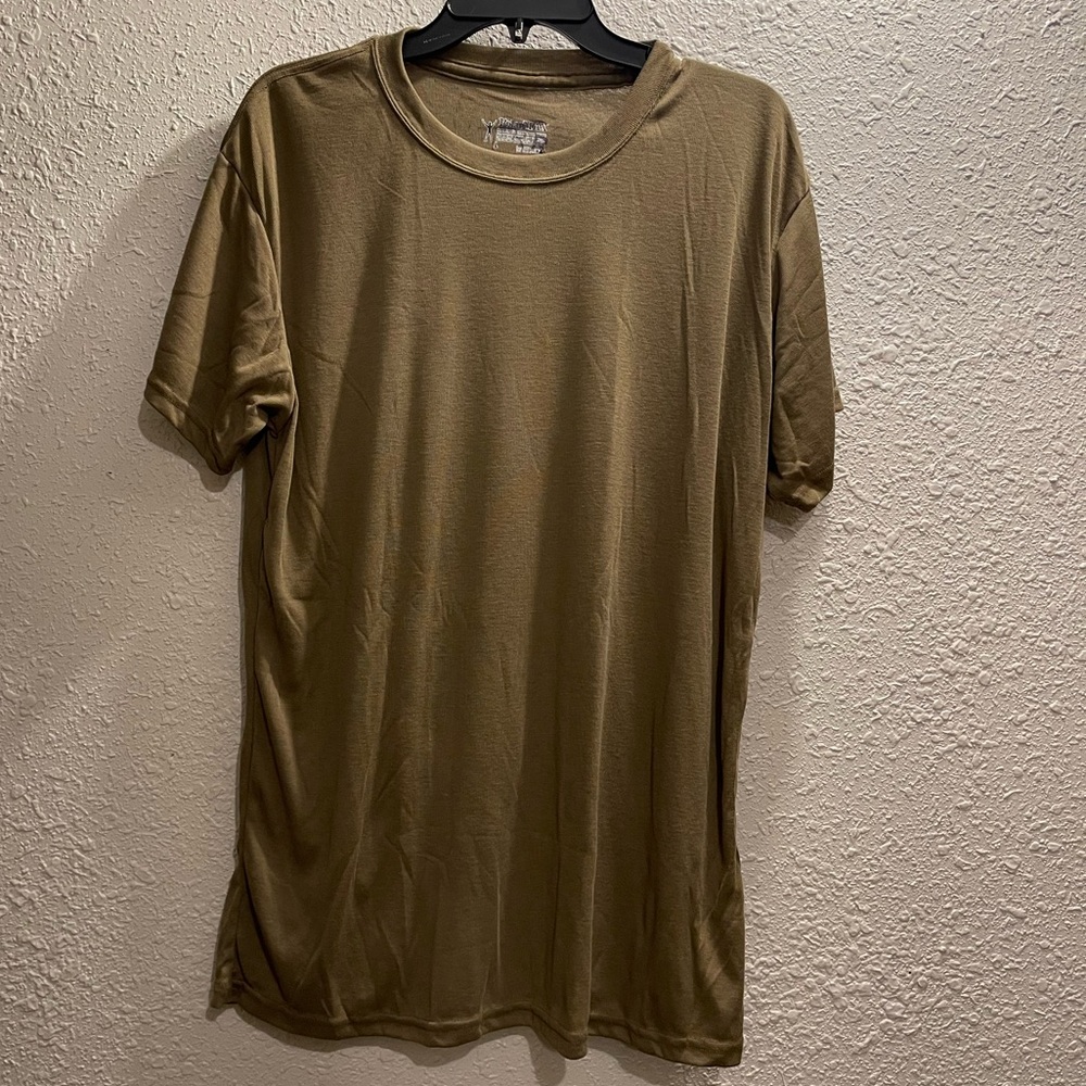 Military US  3 Pack‎ of Issue Polar Max Army Brown T Shirts.NEW!!